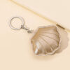 Wholesale Leather Pearl Shell Keychain