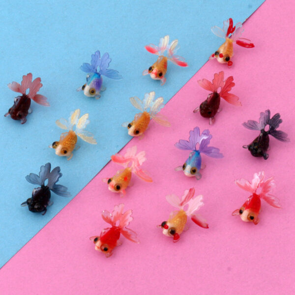 Wholesale Red Goldfish Cute Pendant Resin Pendant Beads