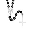 O1CN01uBT1pM1Bs2nTM1miA_0-0-cib Wholesale Alloy Circle Pentagram Cross Black Beaded Necklace
