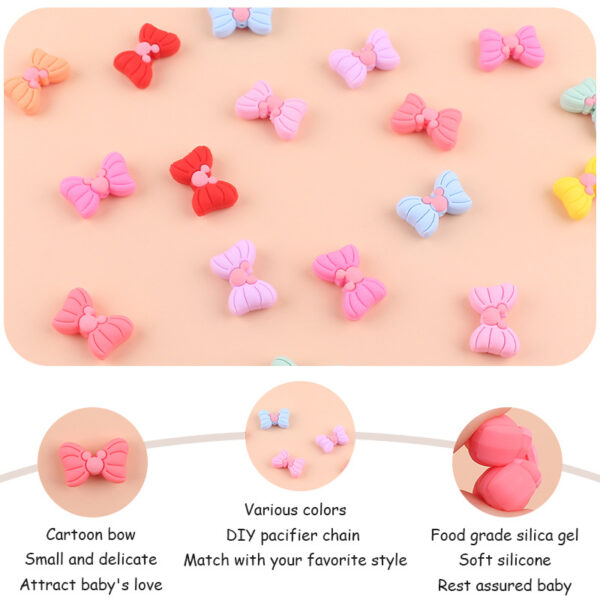 O1CN01uCQnTL1uzyLztTGHK_3462466109-0-cib Wholesale Baby Cartoon Silicone Animal Bow Teether