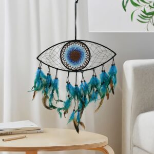 Ms9231a black devil eye dream catcher / φ36*38