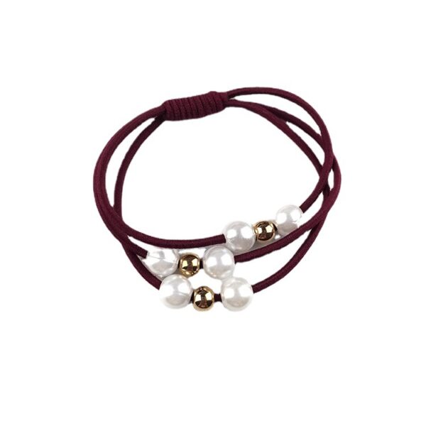 Wholesale Simple Hand-knotted Color Rubber Band Hair Scrunchies