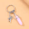 Wholesale Geometric Angel Crystal Alloy Keychains