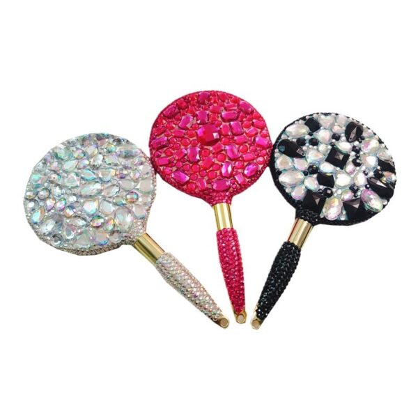 O1CN01uJPA5C2AcBq8GvEnx_1007168223-0-cib Wholesale high-definition handle diamond-studded daily use portable vanity mirror