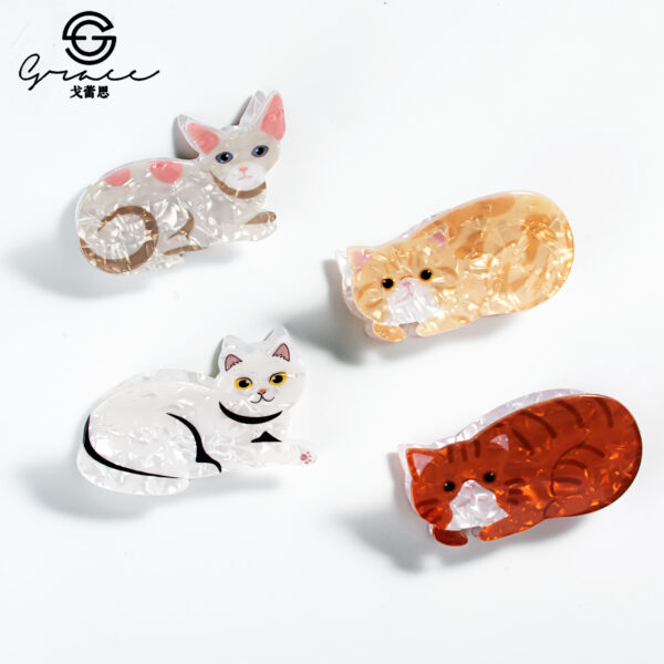 Wholesale Cat PVC Hair Clips
