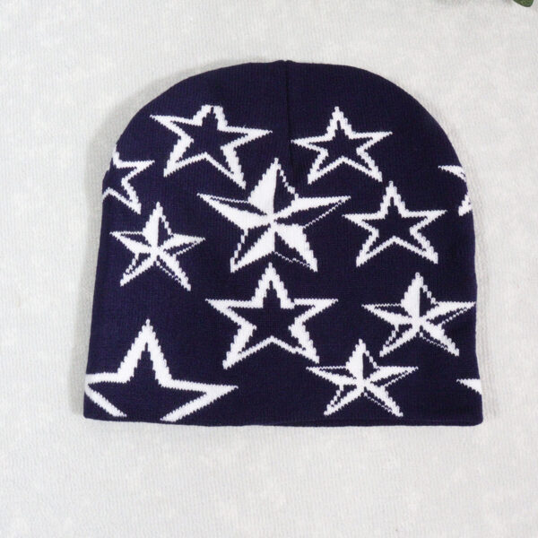 O1CN01uKPL4H286T46CV8zG_2214741237883-0-cib Wholesale Y2K Jacquard Knitted Hat Little Star Woolen Hat