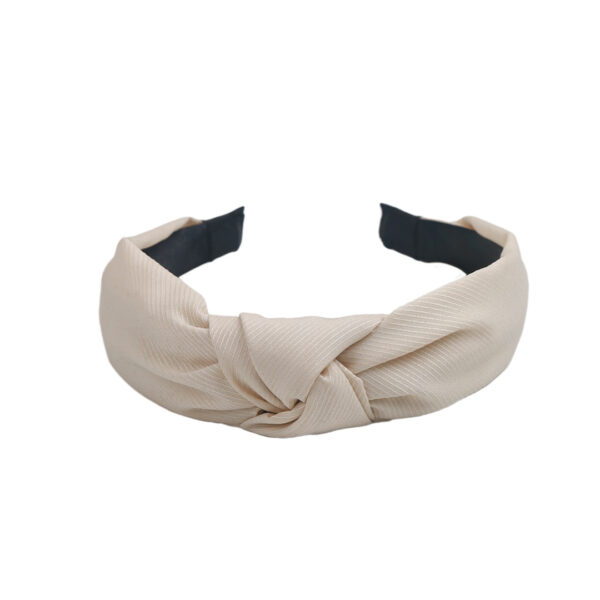 Wholesale Solid Color Knotted Fabric Wide Edge Headband
