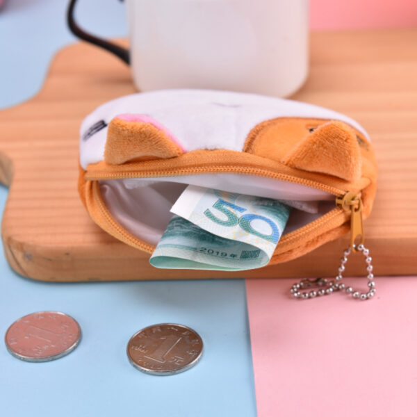 Wholesale Cartoon Mini Kitten Plush Coin Purse