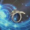 Wholesale Silver Plated Dragon Hip Hop Metal Rings