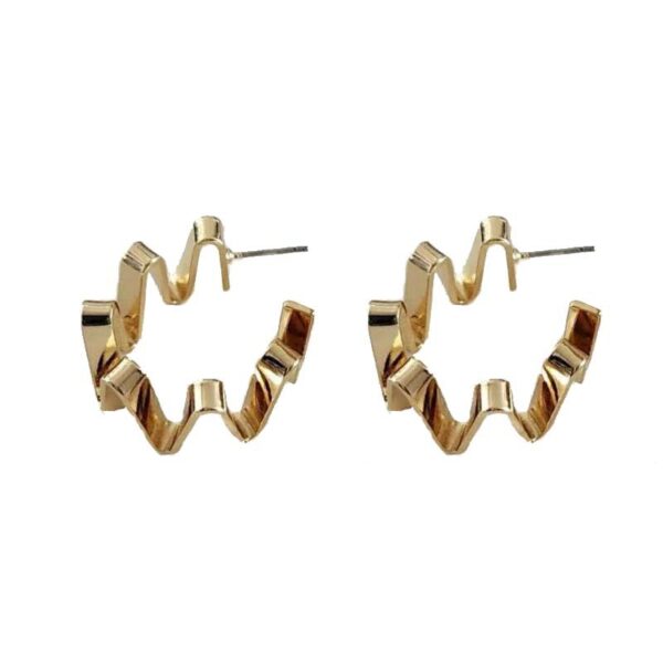 Wholesale Exaggerated Irregular Shaped Copper Earrings