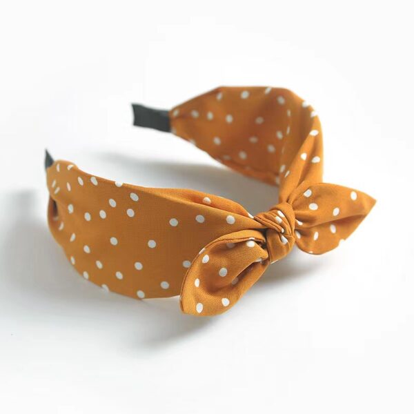 Wholesale Cashew Flower Wide Edge Fabric Headband