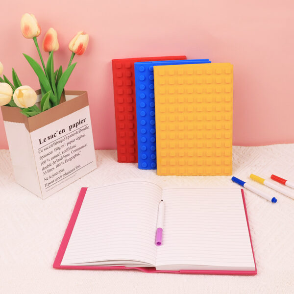 Wholesale Stationery Decompression A6 Silicone Notebook