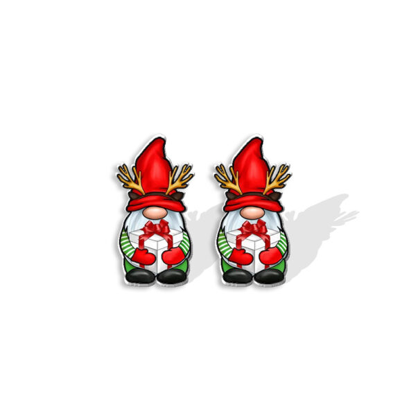 O1CN01uTUrlj23GTYZ4LFlv_2207689617228-0-cib Wholesale Christmas Biscuit Man Elk Resin Earrings