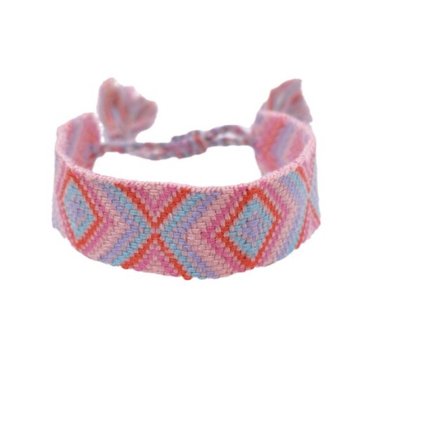 O1CN01uV4GCp1OQeD3ePrQ4_2212374721700-0-cib Wholesale Cord Embroiderable Logo Letter Woven Tassel Bracelet