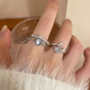 O1CN01uXVCCM1Zh6H2WRQjd_2681293225-0-cib Wholesale Valentine's Day Sea Blue Love Moonlight Zircon Alloy Open Ring