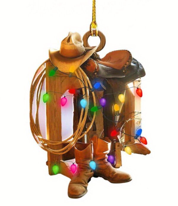 O1CN01uakwnr1kaeMhoipzA_2214304694700-0-cib Wholesale Denim Boots Acrylic Flat Christmas Tree Pendants