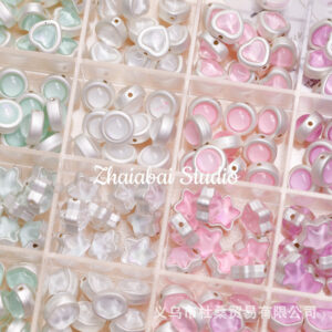 Wholesale Alloy Zircon Heart Star Scattered Beads