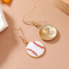 O1CN01uctkrd1I8QgCm4fJx_2212514370848-0-cib Wholesale Baseball Drip Oil Alloy Earrings