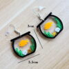 Wholesale Colorful Transparent Acrylic Water Grass Goldfish Tank Goldfish Earrings