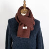 Wholesale Winter Labeled Knitted Woolen Solid Scarves