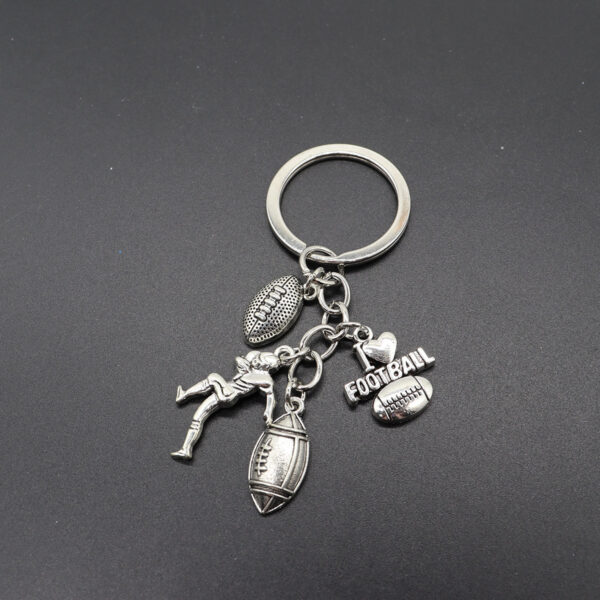 Wholesale Sports Basketball Tennis Ice Hockey Weightlifting Gymnastics Keychains