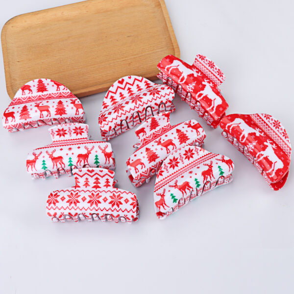 O1CN01ufgbDA25AdldBrI6Q_2212693817486-0-cib Wholesale Christmas PVC Hair Clips