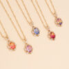 O1CN01ug07Iw1Fe54SnSdgw_2043160511-0-cib Wholesale Multi-color Diamond Sunflower Necklace