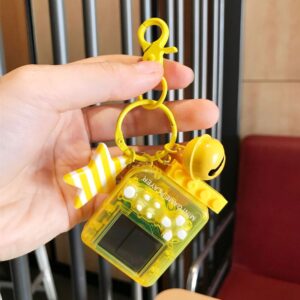 Transparent yellow game machine