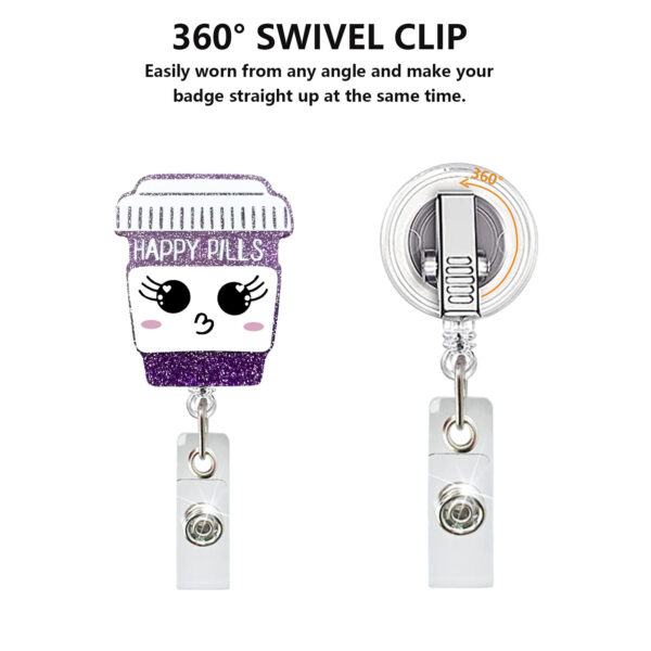 O1CN01uk2B5k1E0PPCj3NFv_2129230289-0-cib Wholesale Colorful Medicine Bottle Medical Acrylic Retractable Badge Scroll Keychain