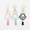 Wholesale PU Tassel Dog Claw KeyChain