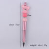 Wholesale Cartoon Animal Silicone Handmade Beadable Pens