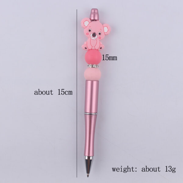 Wholesale Cartoon Animal Silicone Handmade Beadable Pens