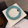 Wholesale Sequin Crystal Color Elastic Rubber Band Bracelet Dual Use