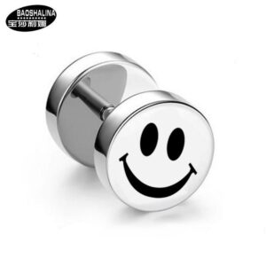 Smiley steel face