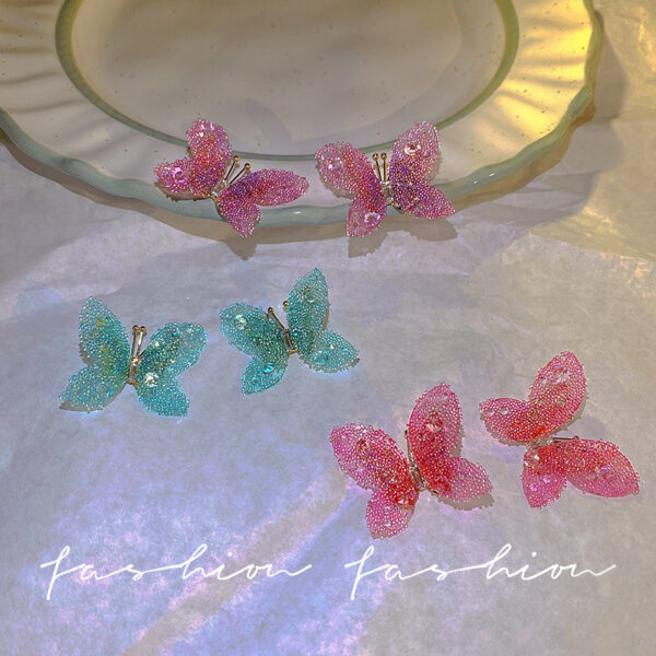 O1CN01upwCps1veHGbYU9Iu_2211641826197-0-cib Wholesale 925 Silver Pin Butterfly Resin Earrings