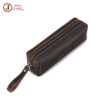 Wholesale Stationery Bag Leather Zipper Pencil Case Pencil Case