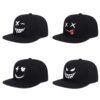 Wholesale Wide Brimmed Personalized Grinning Expression Cotton Baseball Caps