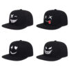 Wholesale Wide Brimmed Personalized Grinning Expression Cotton Baseball Caps