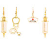 O1CN01ur2Cud1VaRt2fHa7N_2212758802669-0-cib Wholesale Gold Syringe Stethoscope Pendant Hanging Earrings