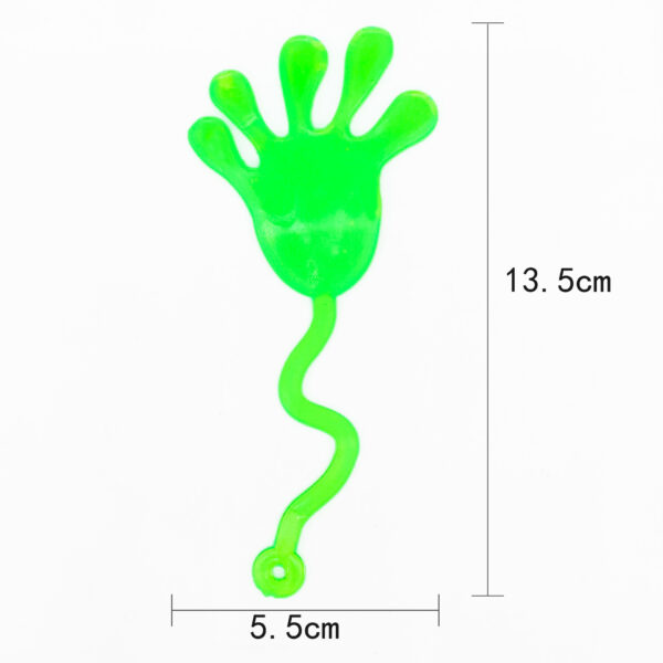 Wholesale Nostalgic Elastic Telescopic Sticky Palm Toys Trick Small Hand Stretch Trp Soft Rubber Elastic Palm