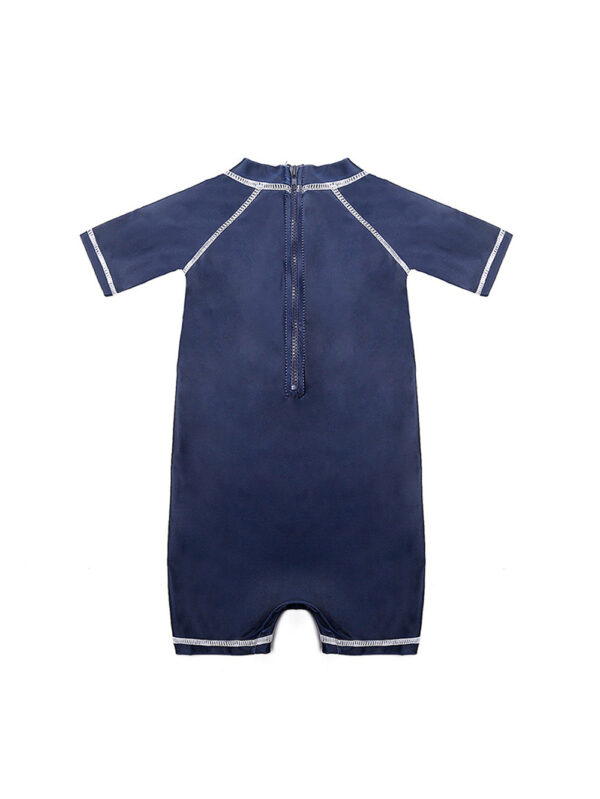 Wholesale Boys Cartoon Sunscreen Hot Spring Siamese Swimwear