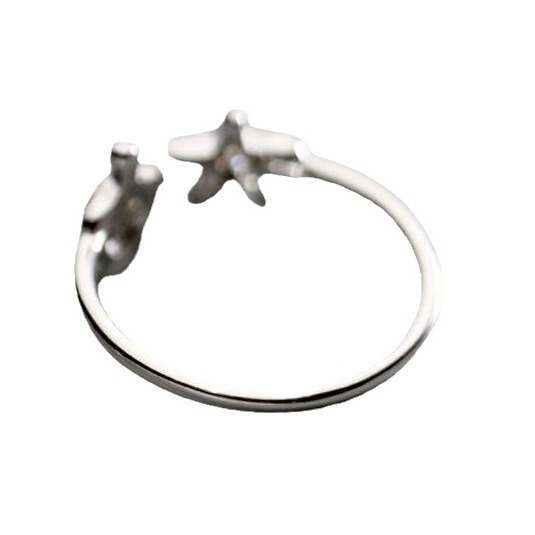 Wholesale Copper Turtle Starfish Ring