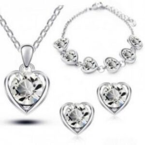 399-three-piece set (silver white)