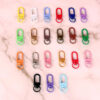 Wholesale DIY Metal Paint Color Keychain Accessories