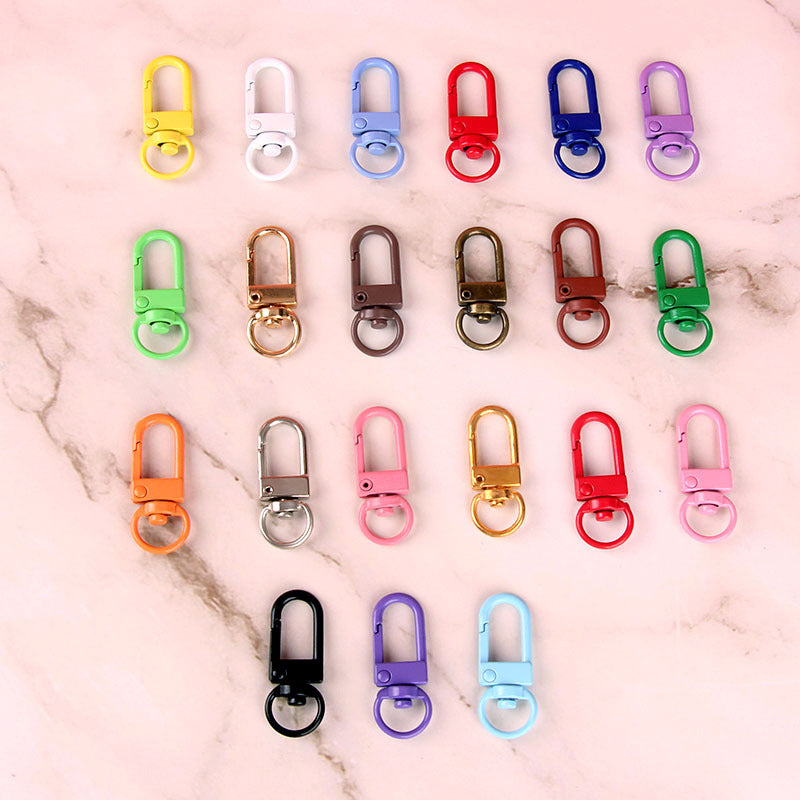 Wholesale DIY Metal Paint Color Keychain Aessories