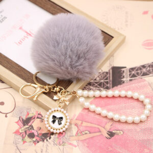 Medium Gray / Pearl Bow