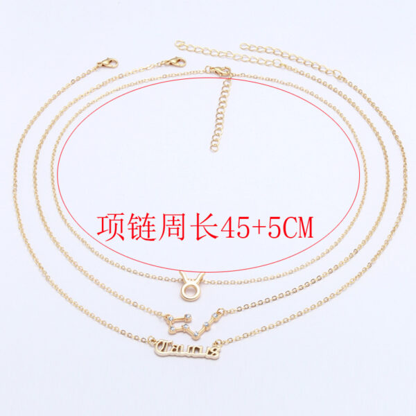 O1CN01v2RxRB1lPUDrs1wVR_2201234024811-0-cib-1 Wholesale Multi-layered Twelve Zodiac Signs Stainless Steel Necklace Set
