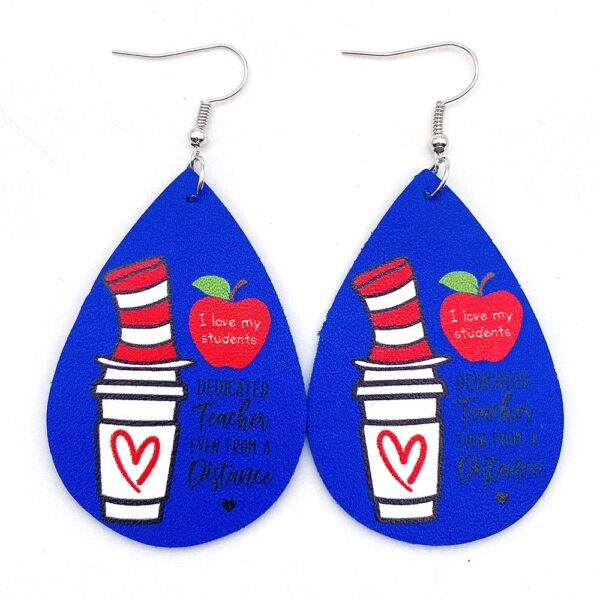 Wholesale Kitten Pencil Leather Earrings