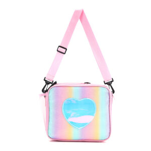 Pink horizontal style + shoulder strap