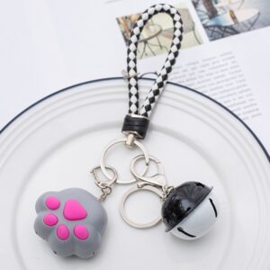Gray + black and white rope + black and white bell / 2 batches (flat ring)